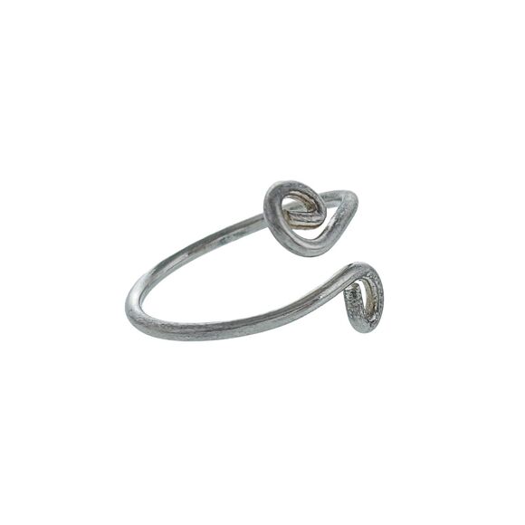 Vintage Sterling Silver 925 Twisted Wire Ring Size 3.5 - Picture 2 of 8